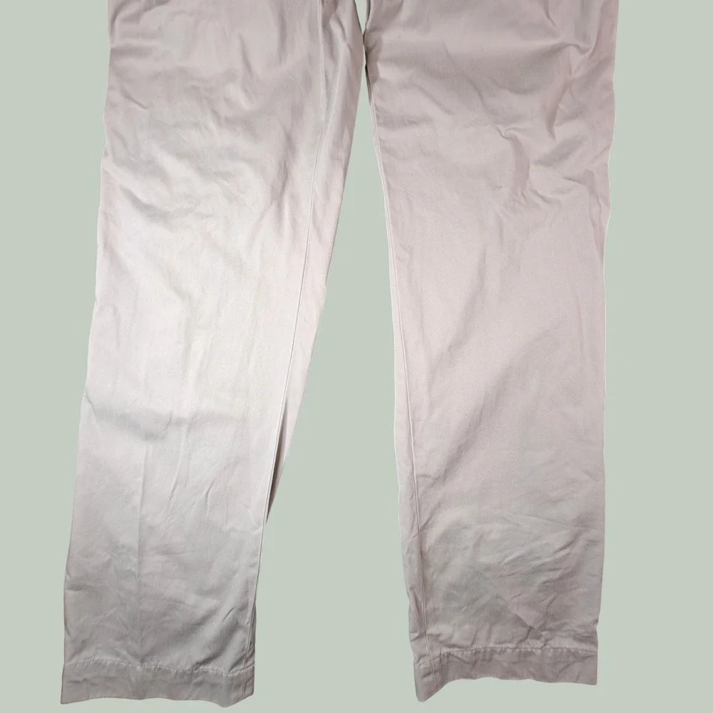 VTG Polo Ralph Lauren Mens Chino Pants 36x34 Khaki Tan Cotton Straight Leg